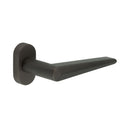 CR-107 Dark Bronze Multi Point Oval Rose Door Handle - CR-107C4DB - Choice Handles