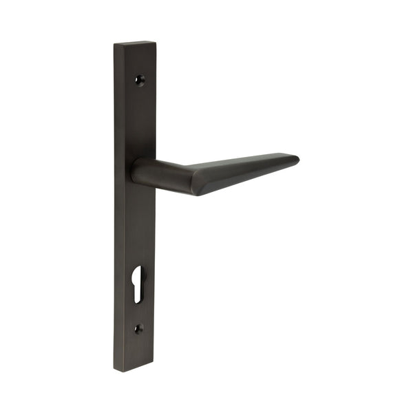 CR-107 Dark Bronze Multi Point Backplate Door Handle - CR-107G4DB