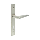 CR-107 Satin Stainless Steel Multi Point Backplate Door Handle - CR-107G4SSS - Choice Handles