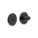 CR-801 Black Thumb Turn & Lock Round Rose - CR-801A7MB - Choice Handles