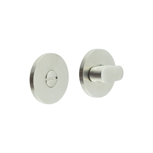 CR-801 Satin Stainless Steel Thumb Turn & Lock Round Rose - CR-801A7SSS