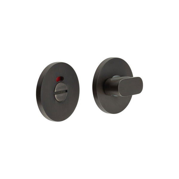 CR-801 Dark Bronze Thumb Turn & Lock Round Rose w/ Indicator - CR-801AJ7DB