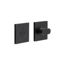 CR-801 Black Thumb Turn & Lock Square Rose - CR-801B7MB - Choice Handles