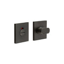 CR-801 Dark Bronze Thumb Turn & Lock Square Rose w/ Indicator - CR-801BK7DB - Choice Handles