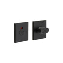 CR-801 Black Thumb Turn & Lock Square Rose w/ Indicator - CR-801BK7MB - Choice Handles