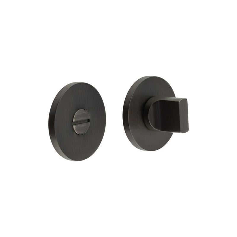 CR-802 Dark Bronze Thumb Turn & Lock Round Rose - CR-802A7DB