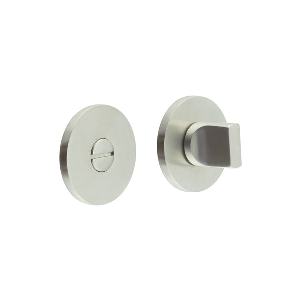 CR-802 Satin Stainless Steel Thumb Turn & Lock Round Rose - CR-802A7SSS