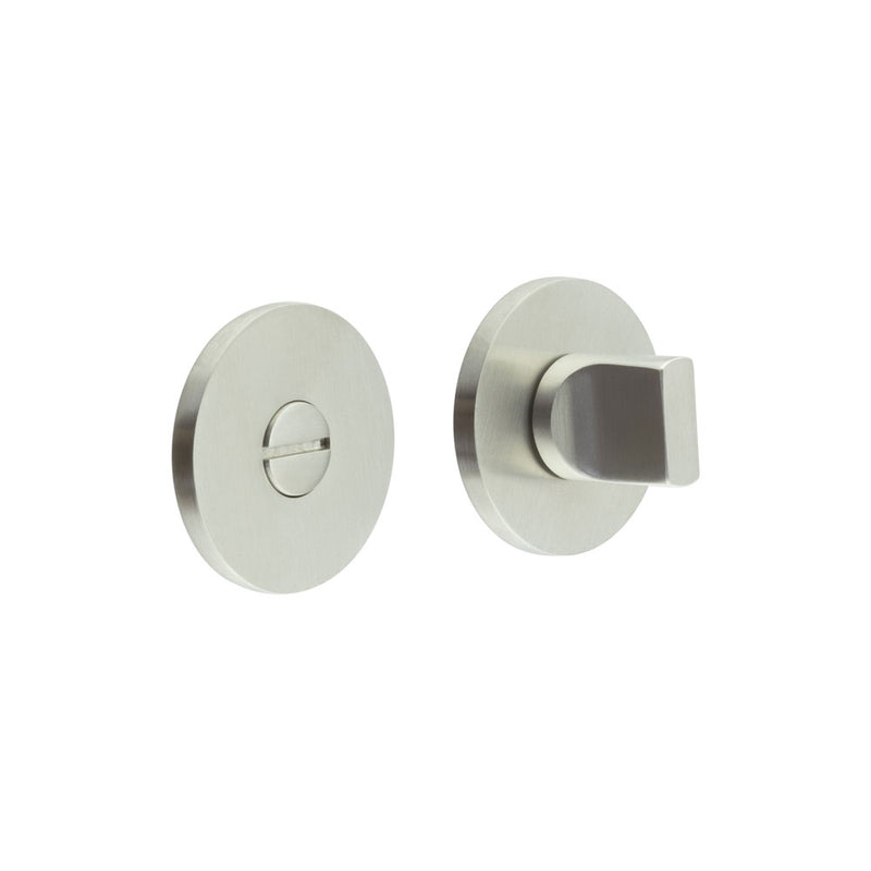 CR-802 Satin Stainless Steel Thumb Turn & Lock Round Rose - CR-802A7SSS