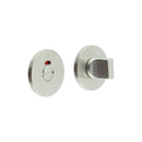 CR-802 Satin Stainless Steel Thumb Turn & Lock Round Rose w/ Indicator - CR-802AJ7SSS - Choice Handles