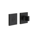 CR-802 Black Thumb Turn & Lock Square Rose - CR-802B7MB - Choice Handles