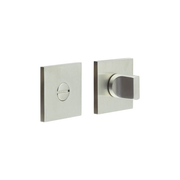 CR-802 Satin Stainless Steel Thumb Turn & Lock Square Rose - CR-802B7SSS
