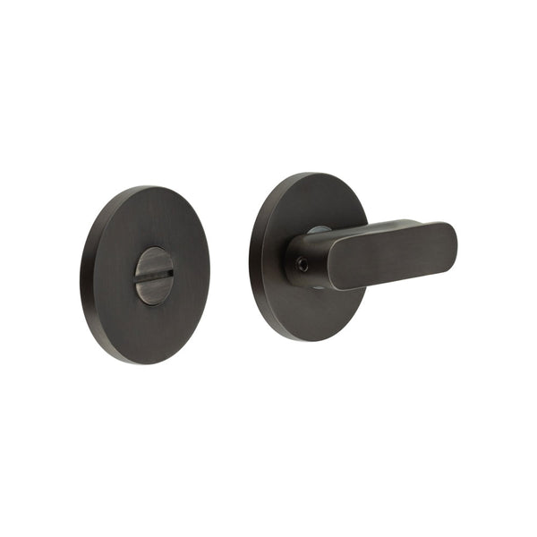 CR-803 Dark Bronze Thumb Turn & Lock Round Rose - CR-803A7DB