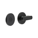 CR-803 Black Thumb Turn & Lock Round Rose - CR-803A7MB - Choice Handles