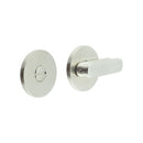 CR-803 Satin Stainless Steel Thumb Turn & Lock Round Rose - CR-803A7SSS - Choice Handles
