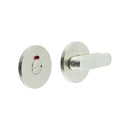 CR-803 Satin Stainless Steel Thumb Turn & Lock Round Rose w/ Indicator - CR-803AJ7SSS - Choice Handles
