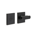 CR-803 Black Thumb Turn & Lock Square Rose - CR-803B7MB - Choice Handles