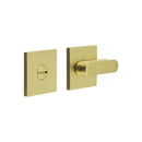 CR-803 Satin Brass Thumb Turn & Lock Square Rose - CR-803B7SB - Choice Handles