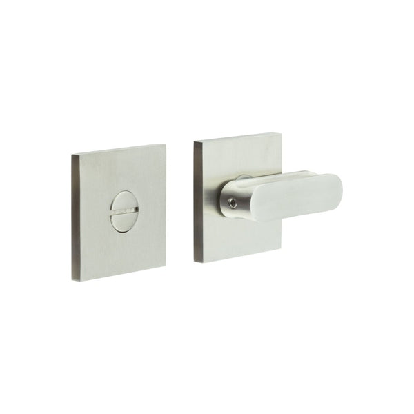 CR-803 Satin Stainless Steel Thumb Turn & Lock Square Rose - CR-803B7SSS