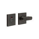 CR-803 Dark Bronze Thumb Turn & Lock Square Rose w/ Indicator - CR-803BK7DB - Choice Handles