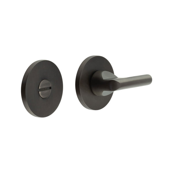 CR-804 Dark Bronze Thumb Turn & Lock Round Rose - CR-804A7DB