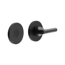 CR-804 Black Thumb Turn & Lock Round Rose - CR-804A7MB - Choice Handles