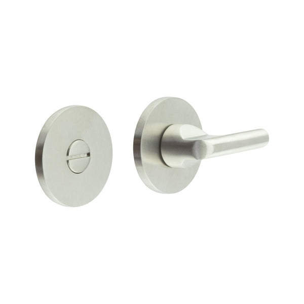 CR-804 Satin Stainless Steel Thumb Turn & Lock Round Rose - CR-804A7SSS