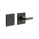 CR-804 Dark Bronze Thumb Turn & Lock Square Rose - CR-804B7DB - Choice Handles