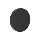 CR-N10 Black Blank Round Rose Escutcheon Cover - CR-N10MB - Choice Handles