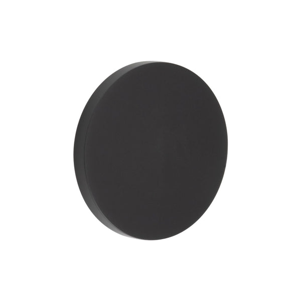 CR-N10 Black Blank Round Rose Escutcheon Cover - CR-N10MB