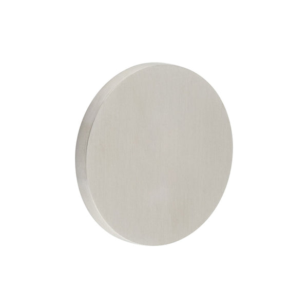 CR-N10 Satin Stainless Steel Blank Round Rose Escutcheon Cover - CR-N10SSS