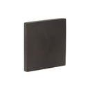 CR-N10 Dark Bronze Blank Square Rose Escutcheon Cover - CR-O10DB - Choice Handles
