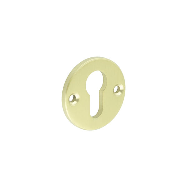 CRES Satin Brass Euro Escutcheon Face Fixed - CRES1651SB