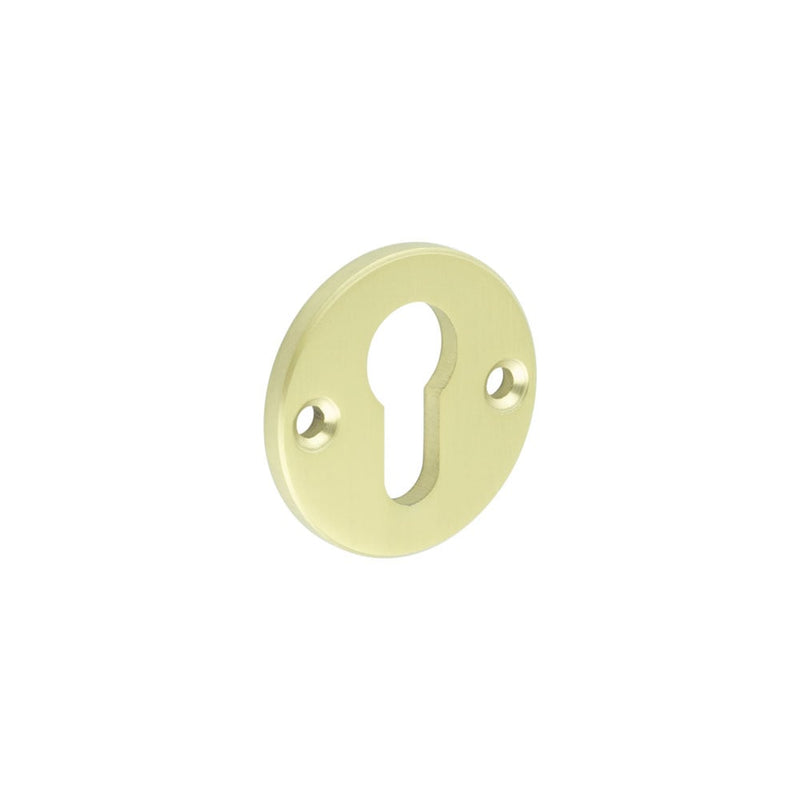 CRES Satin Brass Euro Escutcheon Face Fixed - CRES1651SB