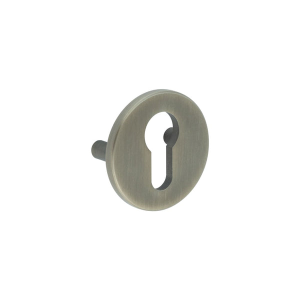 CRES Antique Brass Euro Escutcheon Lug Fixed - CRES1652AB