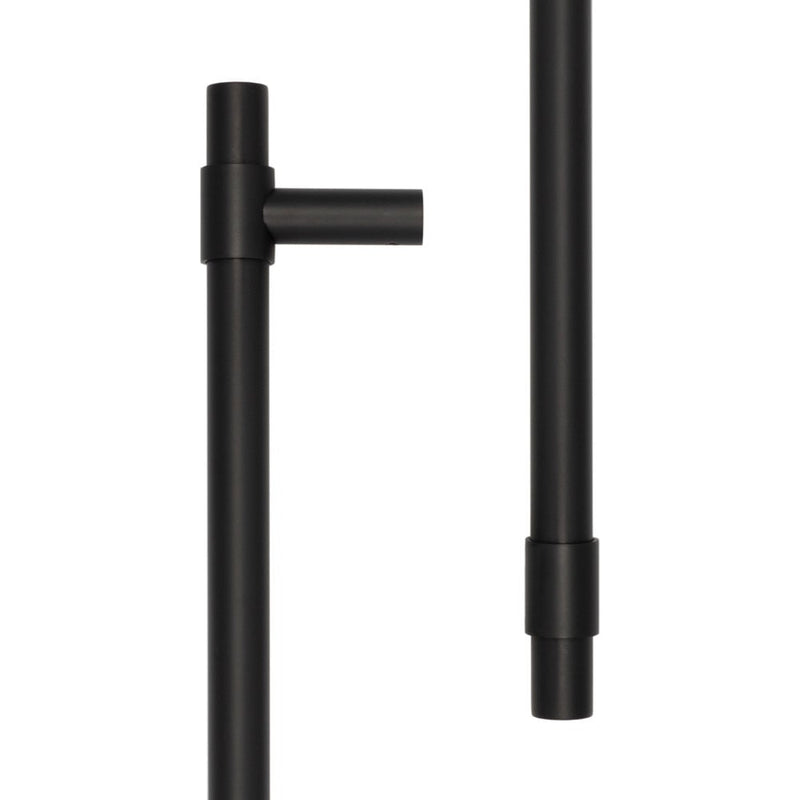 CRES 425mm Bolt Through Black T-Bar Pull Handle - CRES3001MB - Choice Handles