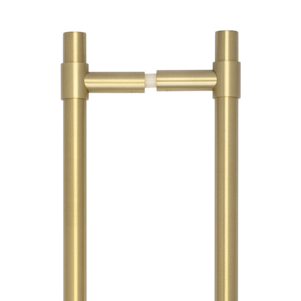 CRES 425mm Back to Back Satin Brass T-Bar Pull Handle - CRES3001SBB2B - Choice Handles