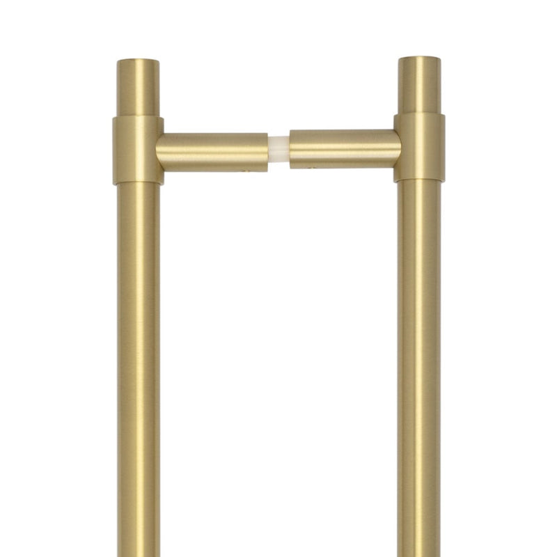 CRES 425mm Back to Back Satin Brass T-Bar Pull Handle - CRES3001SBB2B - Choice Handles