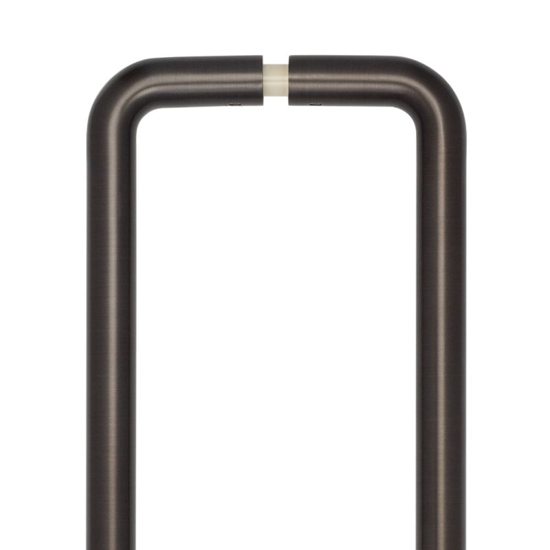 CRES 425mm Back to Back Dark Bronze D Shape Pull Handle - CRES3002DBB2B - Choice Handles