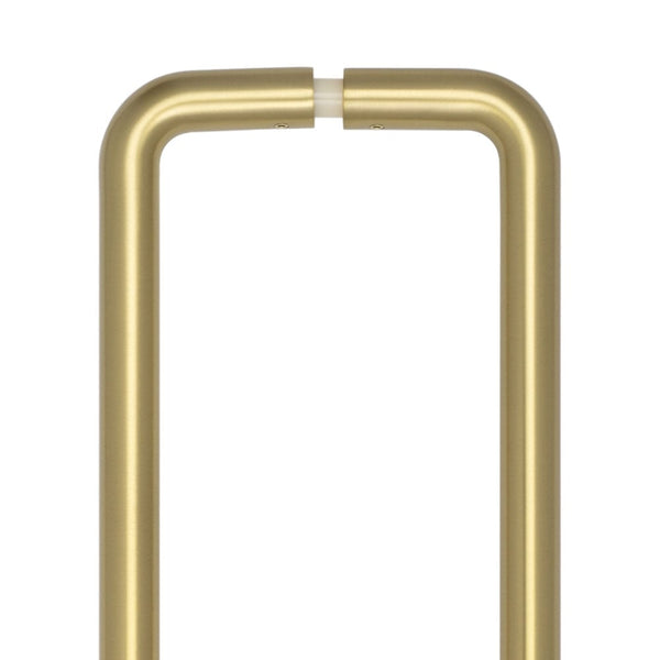 CRES 425mm Back to Back Satin Brass D Shape Pull Handle - CRES3002SBB2B - Choice Handles