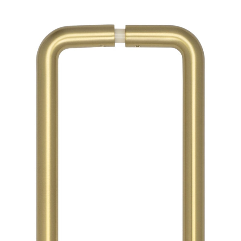 CRES 425mm Back to Back Satin Brass D Shape Pull Handle - CRES3002SBB2B - Choice Handles