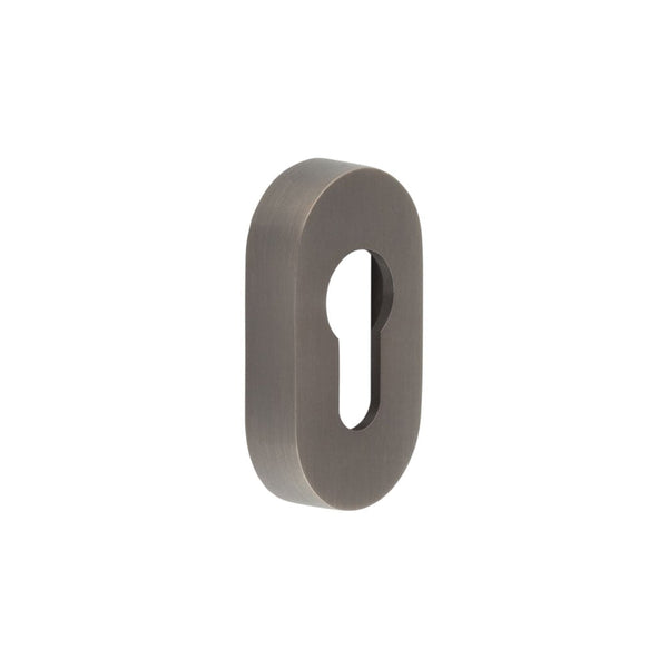 CRES Oval Dark Bronze Euro Escutcheon - CRES403DB