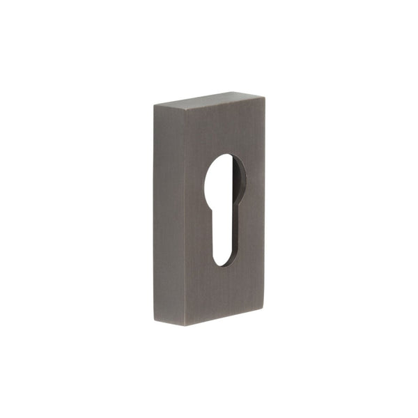 CRES Rectangular Dark Bronze Euro Escutcheon - CRES404DB