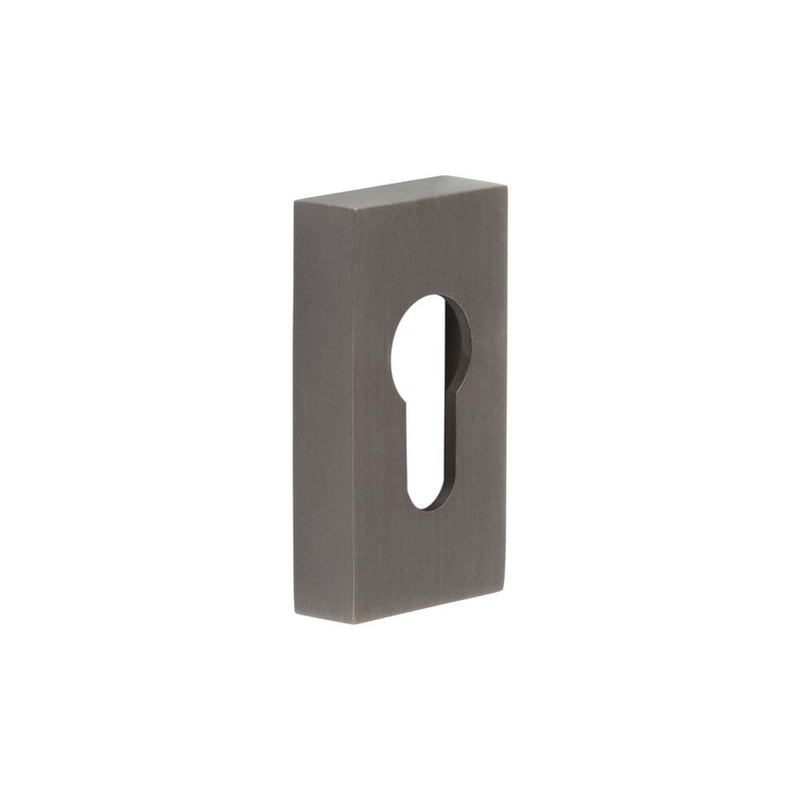 CRES Rectangular Dark Bronze Euro Escutcheon - CRES404DB - Choice Handles