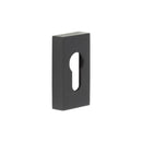 CRES Rectangular Black Euro Escutcheon - CRES404MB - Choice Handles