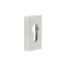 CRES Rectangular Satin Stainless Steel Euro Escutcheon - CRES404SSS - Choice Handles