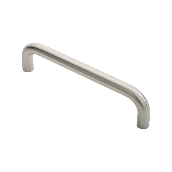 Eurospec - 19mm D Pull Handle 225mm Centres - Satin Stainless Steel - CSD1225SSS