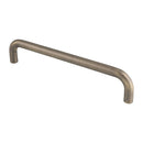Eurospec - 19mm D Pull Handle 450mm Centres - Antique Brass - CSD1450AB - Choice Handles