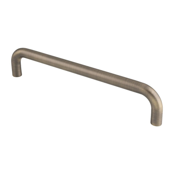 Eurospec - 19mm D Pull Handle 450mm Centres - Antique Brass - CSD1450AB