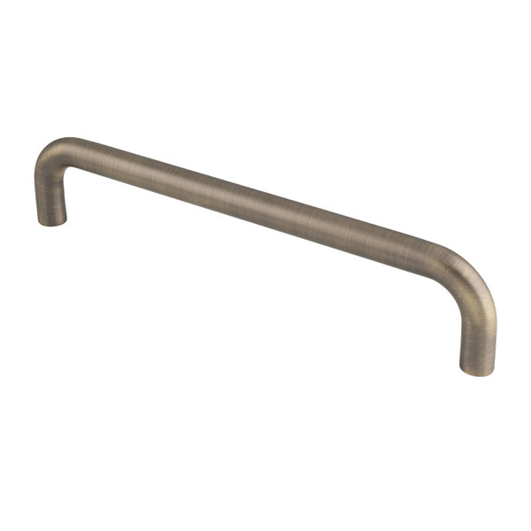 Eurospec - 19mm D Pull Handle 300mm Centres - Antique Brass - CSD1300AB