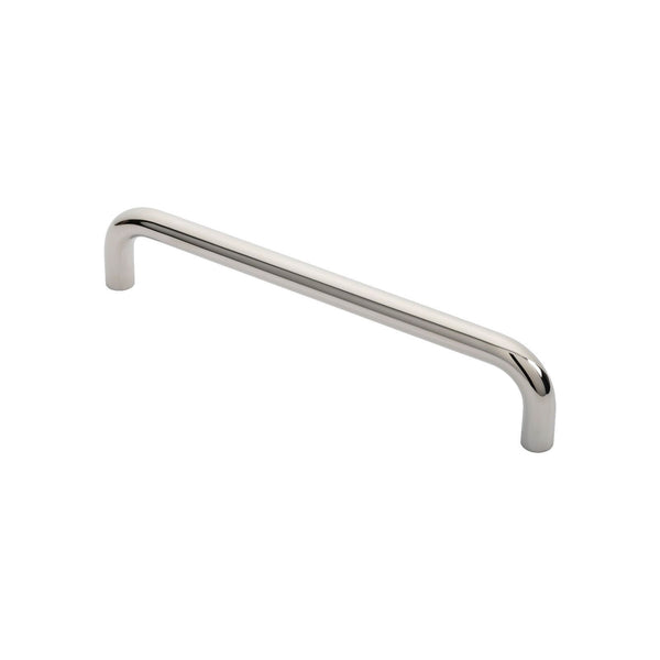 Eurospec - 19mm D Pull Handle 300mm Centres  - Bright Stainless Steel - CSD1300BSS